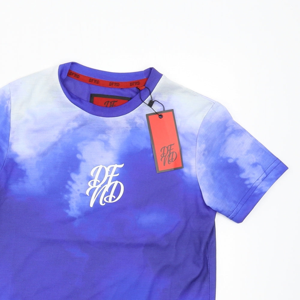 DFND Boys Blue   Basic T-Shirt Size 9-10 Years