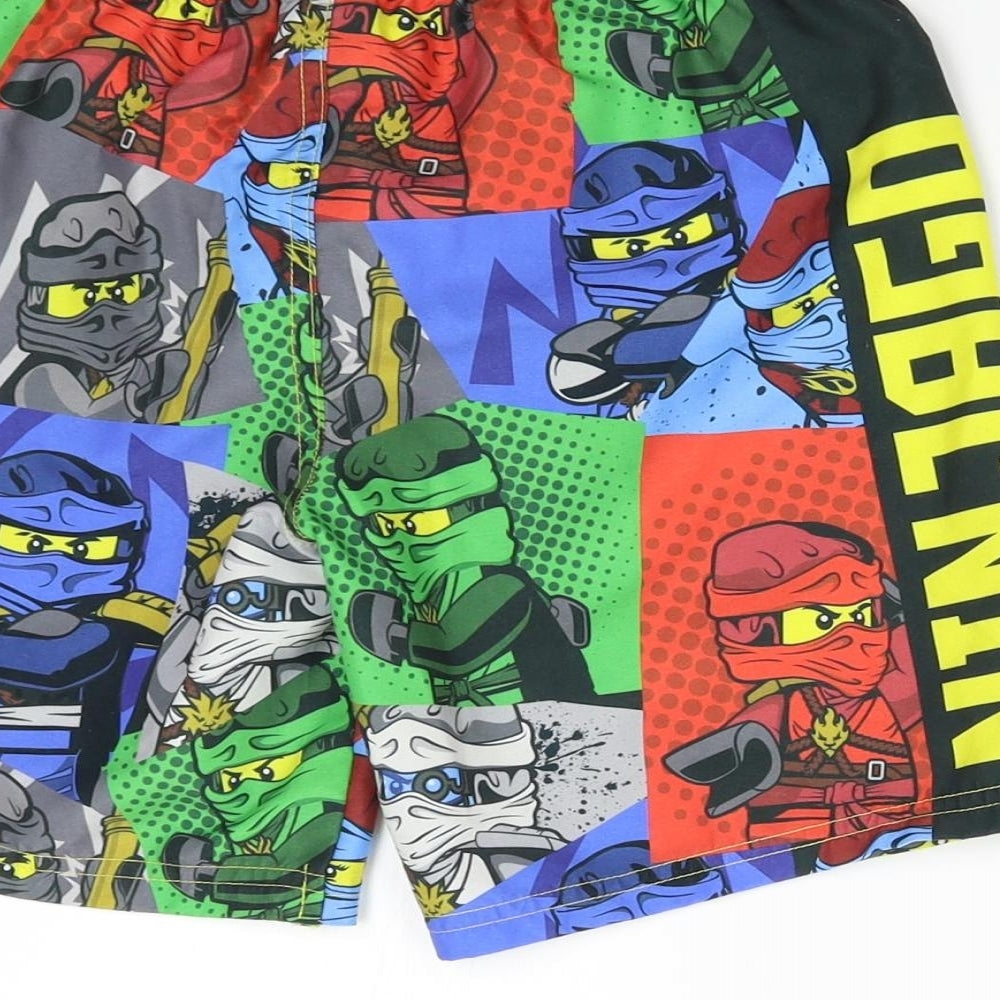 Nutmeg Boys Multicoloured   Sweat Shorts Size 8-9 Years - Ninjago