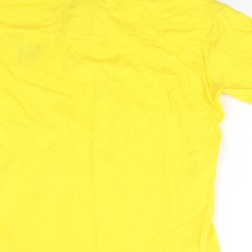 Soul Star Mens Yellow    Polo Size L