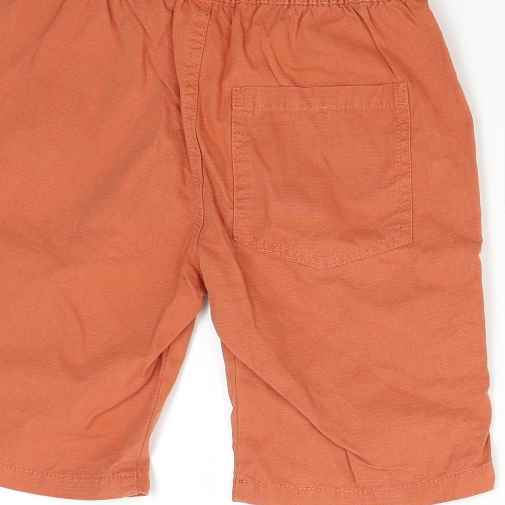 F&F Boys Orange   Bermuda Shorts Size 8-9 Years