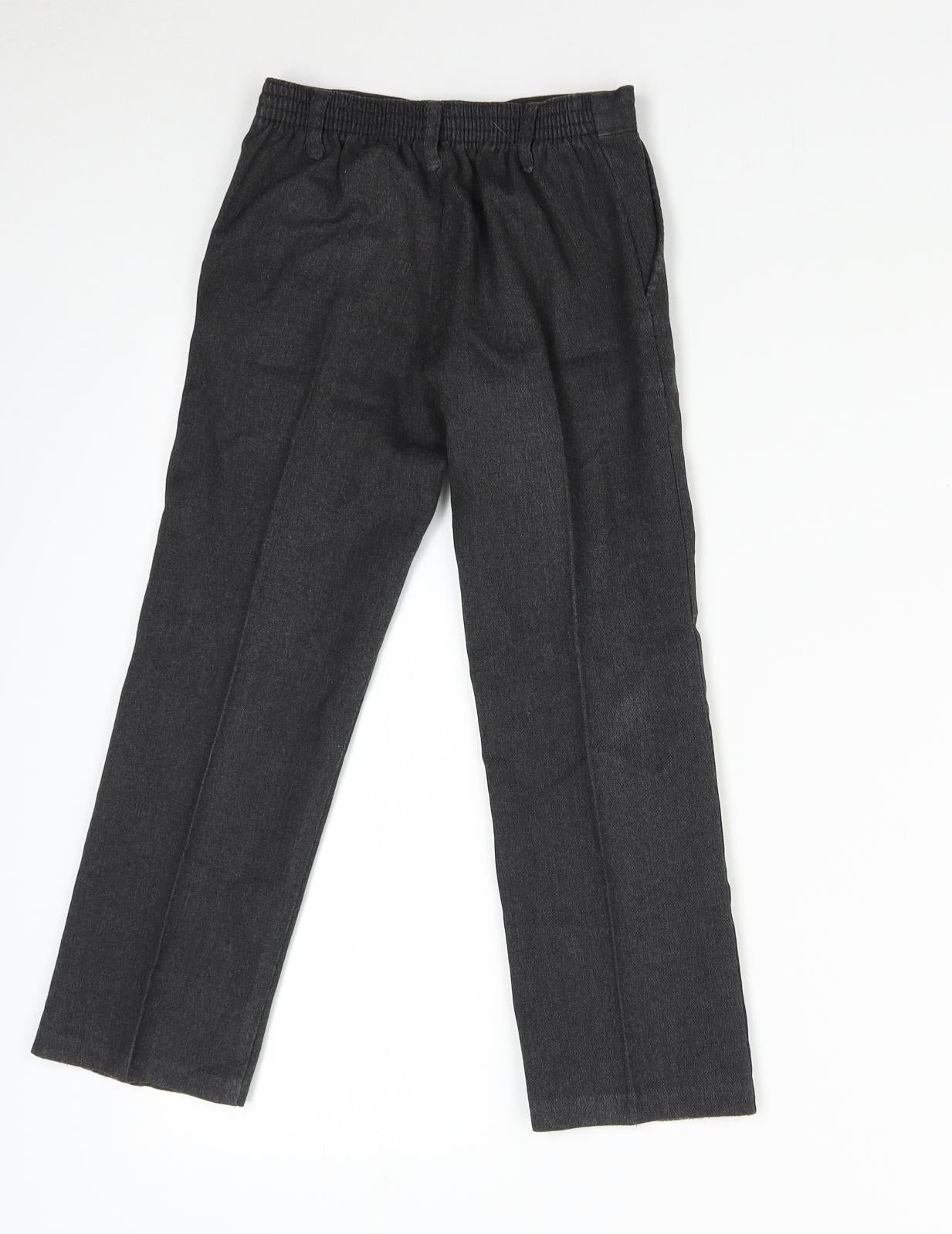 Preworn Boys Grey   Dress Pants Trousers Size 6-7 Years - School