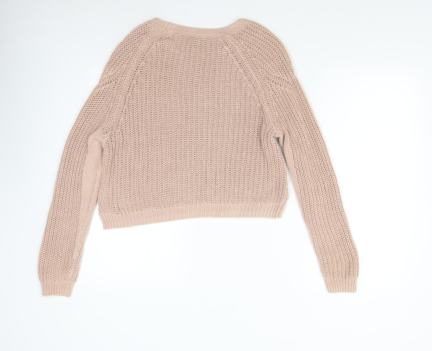 H&M Womens Pink  Knit Pullover Jumper Size S