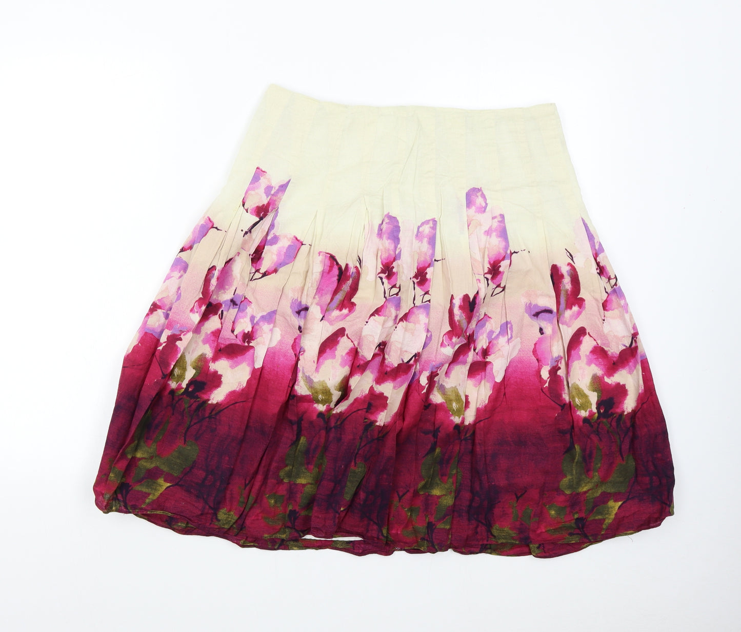 Jones Wear Womens Multicoloured Floral  A-Line Skirt Size 10