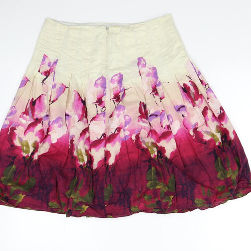 Jones Wear Womens Multicoloured Floral  A-Line Skirt Size 10