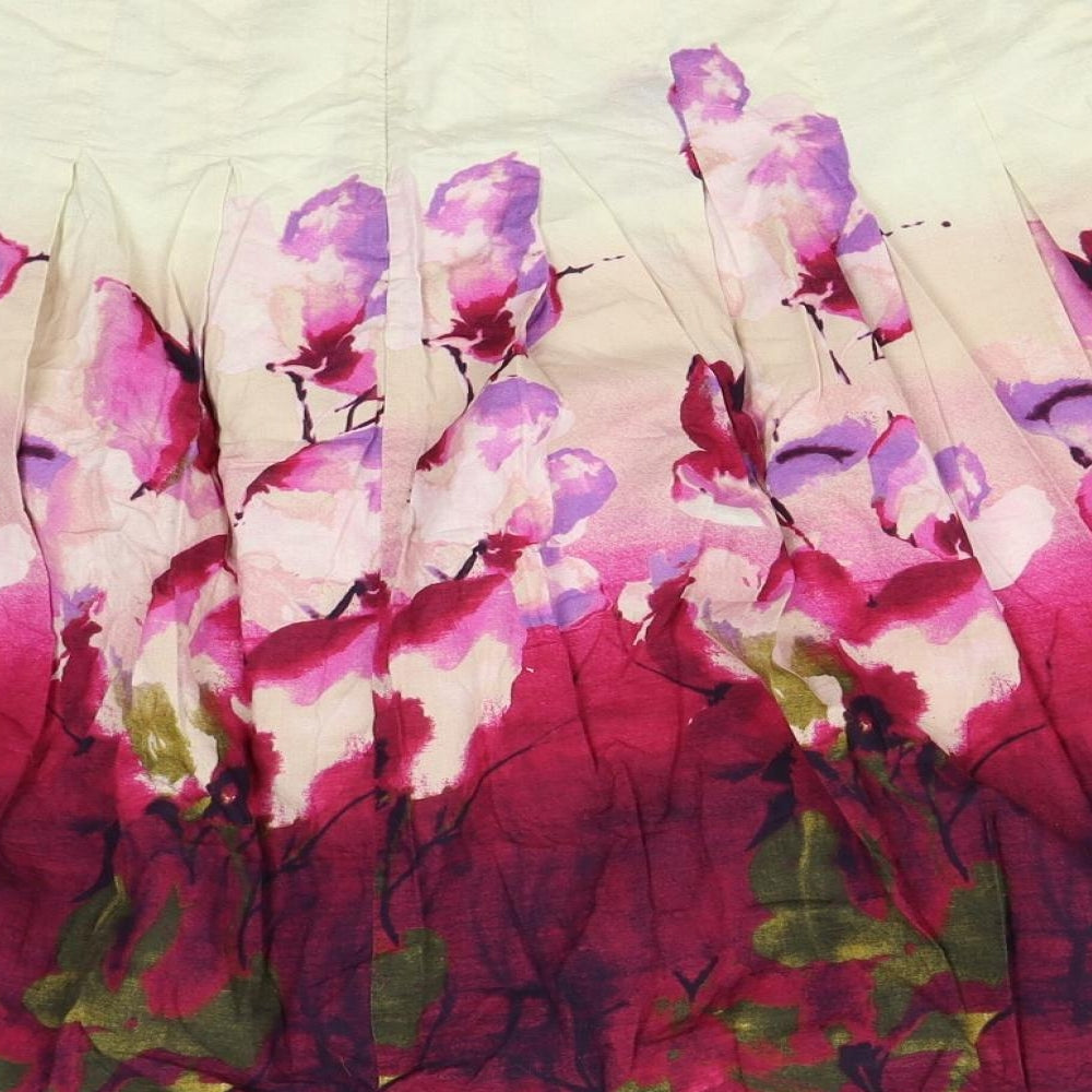 Jones Wear Womens Multicoloured Floral  A-Line Skirt Size 10