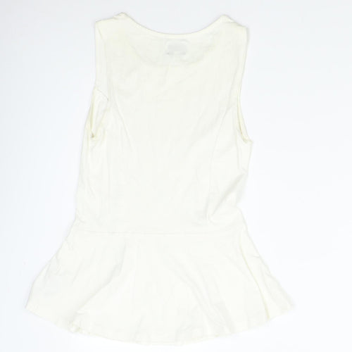 New Look Womens Ivory   Tunic Tank Size 10
