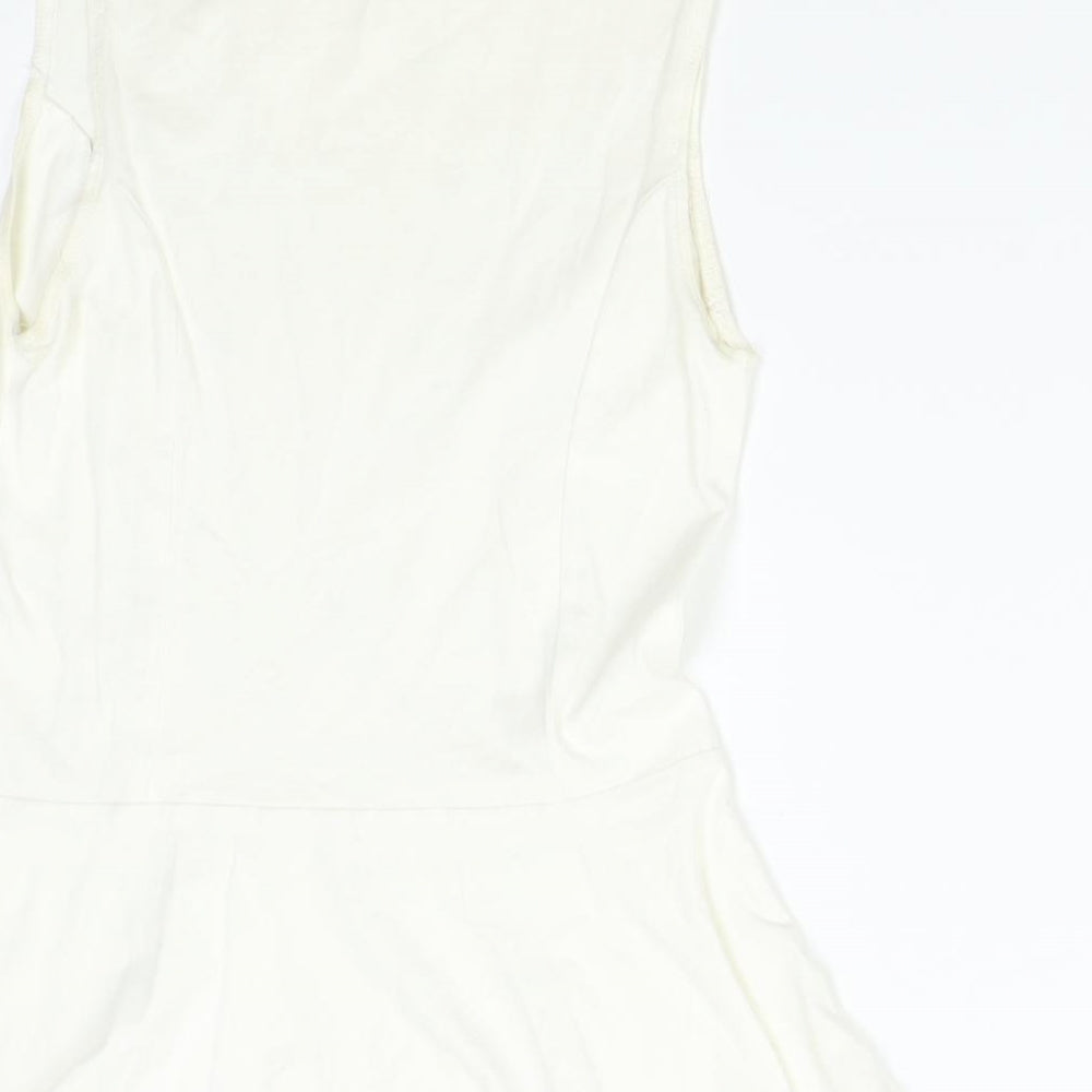 New Look Womens Ivory   Tunic Tank Size 10