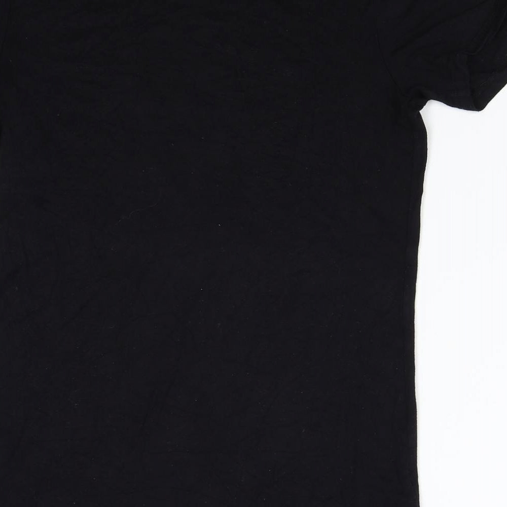 Dorothy Perkins Womens Black   Basic T-Shirt Size 10  - J' taime