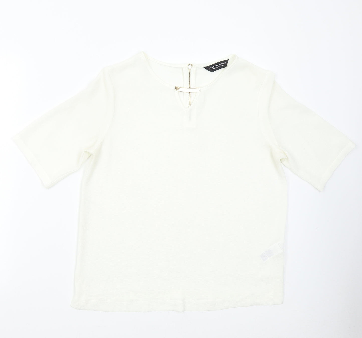 Dorothy Perkins Womens Ivory   Basic Blouse Size 12