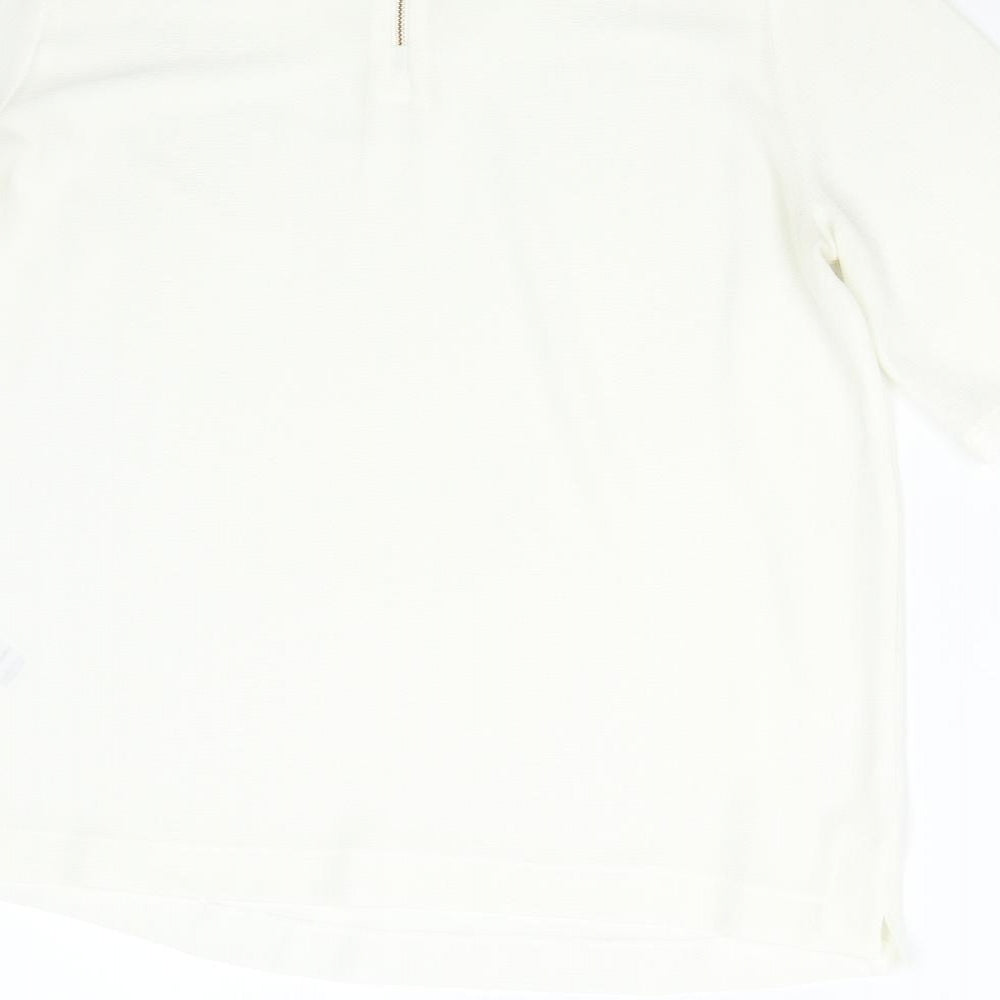 Dorothy Perkins Womens Ivory   Basic Blouse Size 12