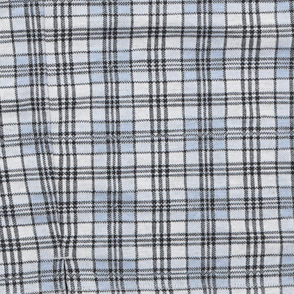 F&F Girls Blue Check  Mini Skirt Size 10-11 Years