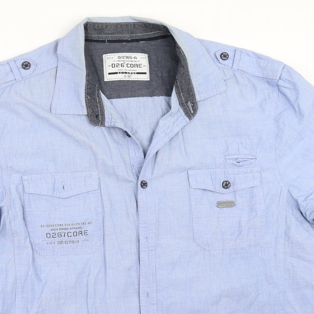 Cedar Wood State Mens Blue    Button-Up Size 2XL