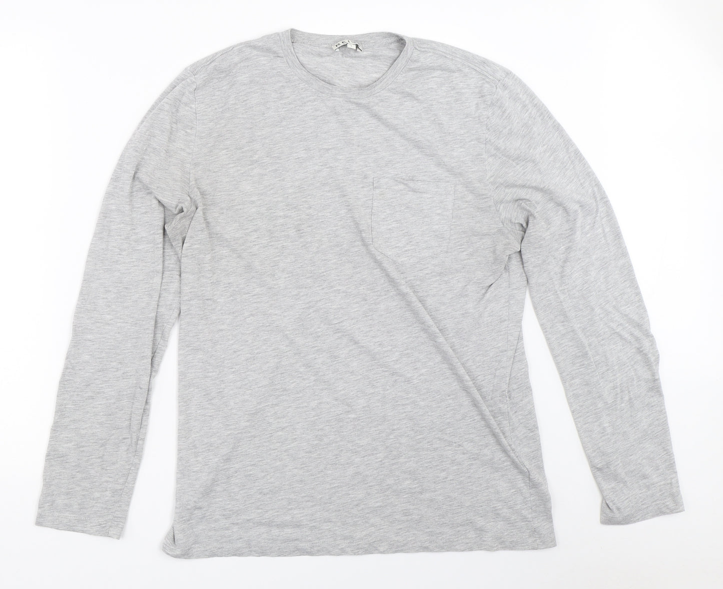 Reiss Mens Grey    T-Shirt Size L