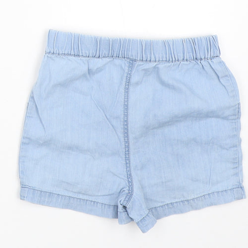 George Girls Blue  Denim Hot Pants Shorts Size 2-3 Years