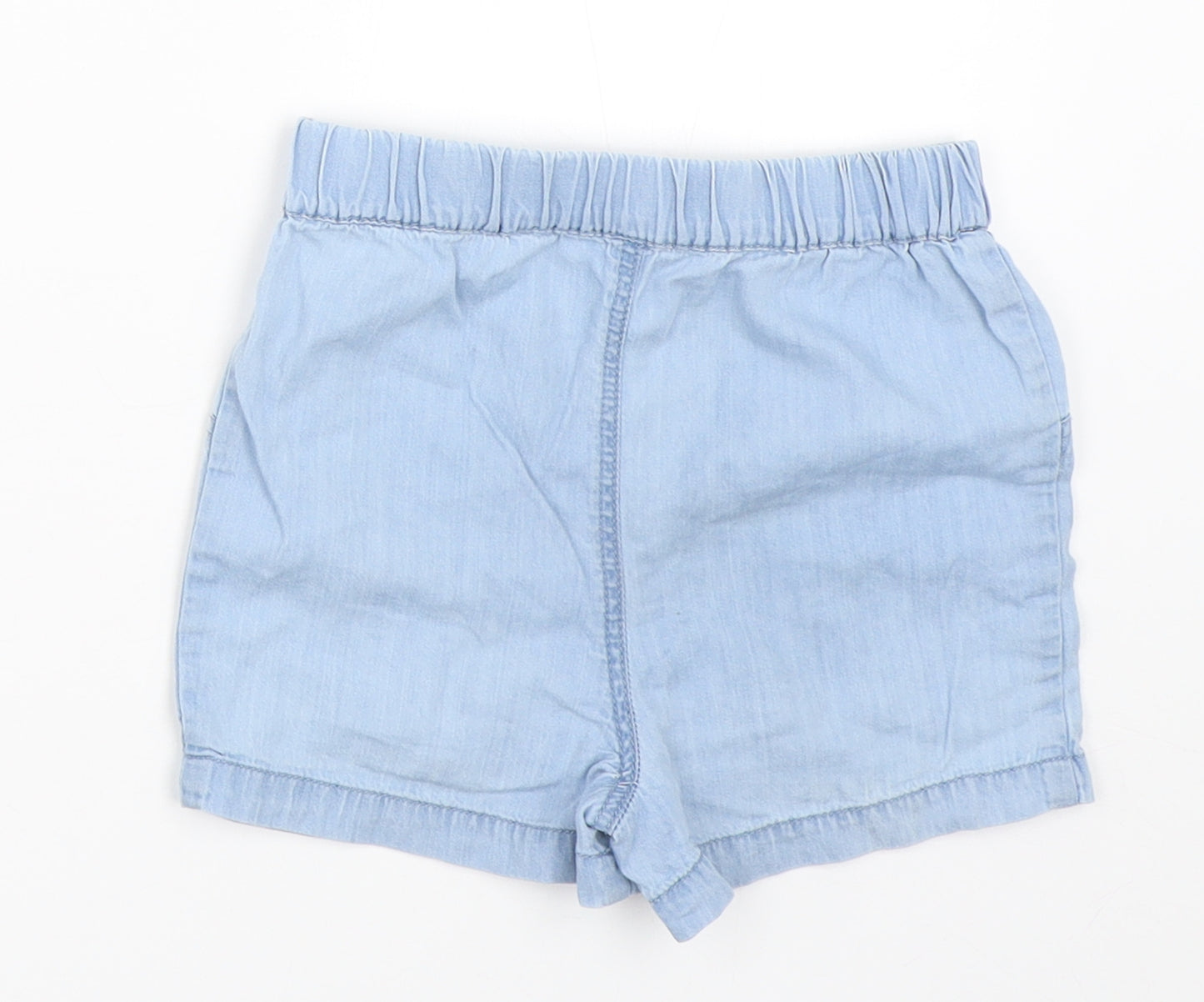 George Girls Blue  Denim Hot Pants Shorts Size 2-3 Years