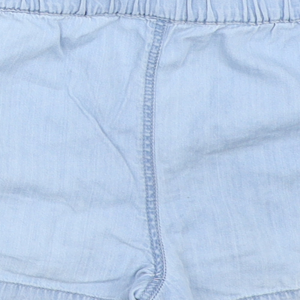 George Girls Blue  Denim Hot Pants Shorts Size 2-3 Years