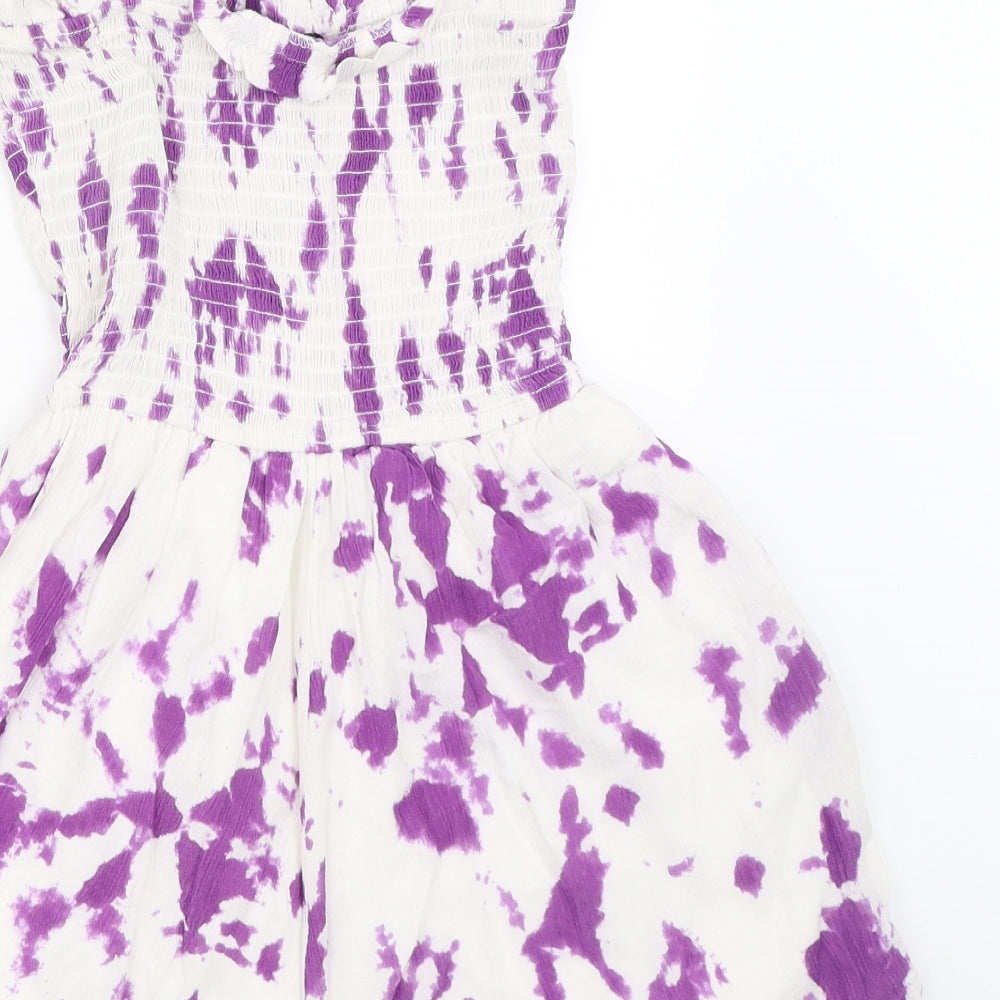 Nasty Gal Womens White   Playsuit One-Piece Size 6