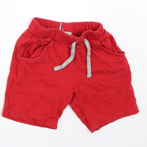 EMC Boys Red   Sweat Shorts Size 2 Years