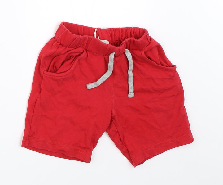 EMC Boys Red   Sweat Shorts Size 2 Years