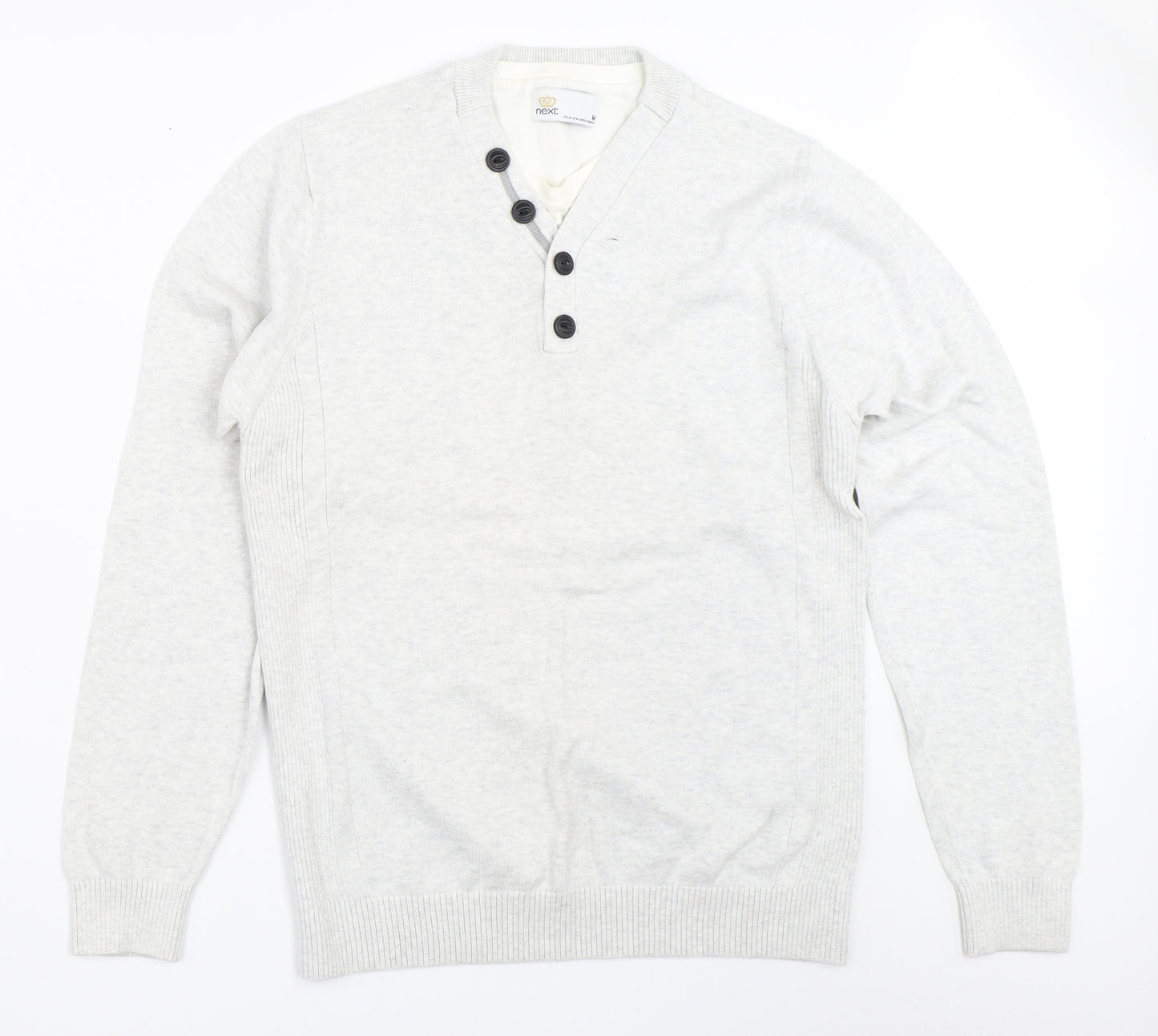 NEXT Mens Grey   Pullover Jumper Size M