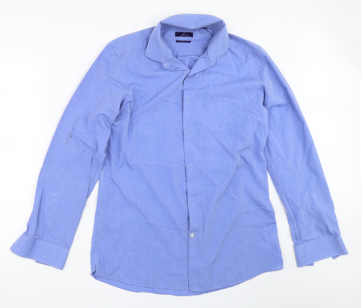 NEXT Mens Blue    Button-Up Size 16