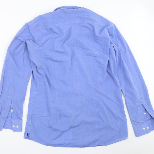 NEXT Mens Blue    Button-Up Size 16