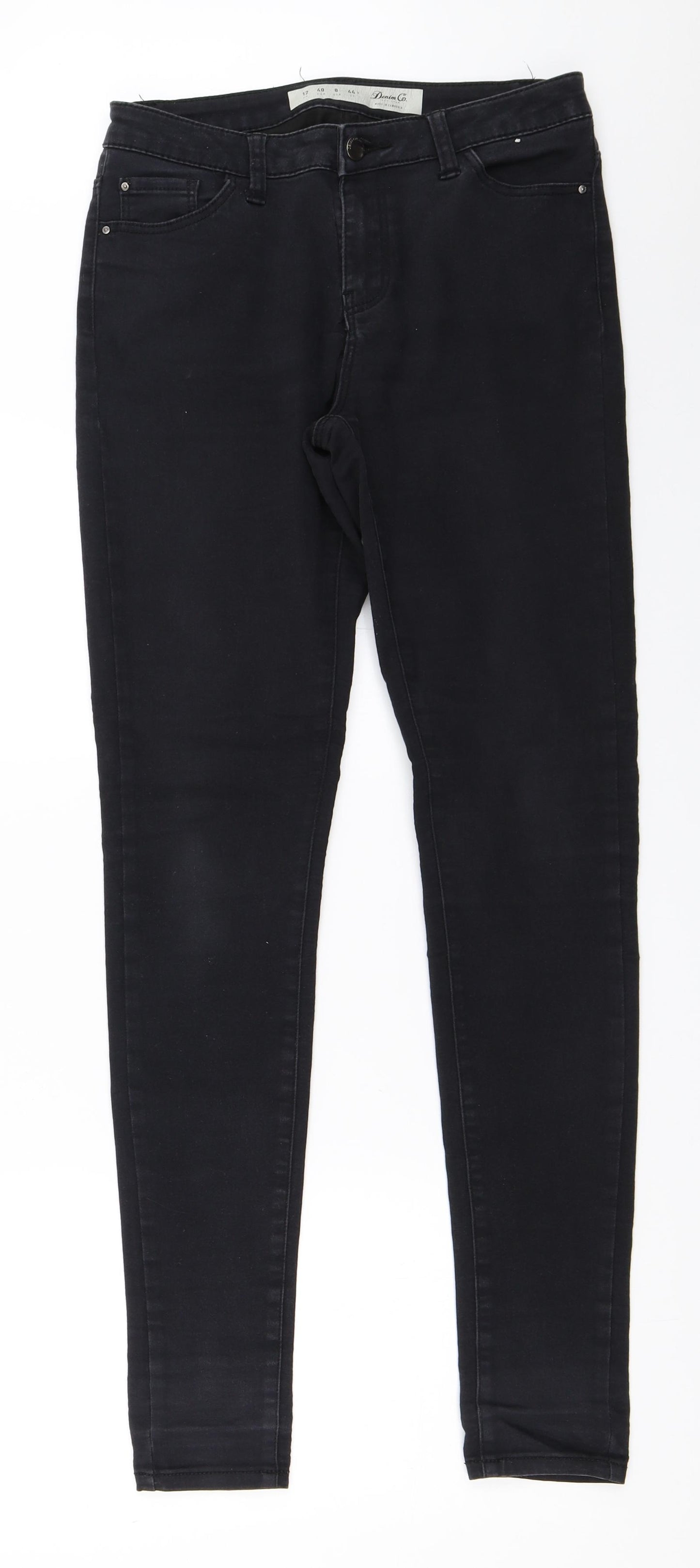 Primark Womens Black   Skinny Jeans Size 12 L31.5 in