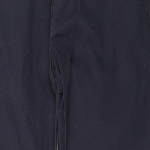 Marks and Spencer Mens Blue   Chino Trousers Size 34 in L29 in