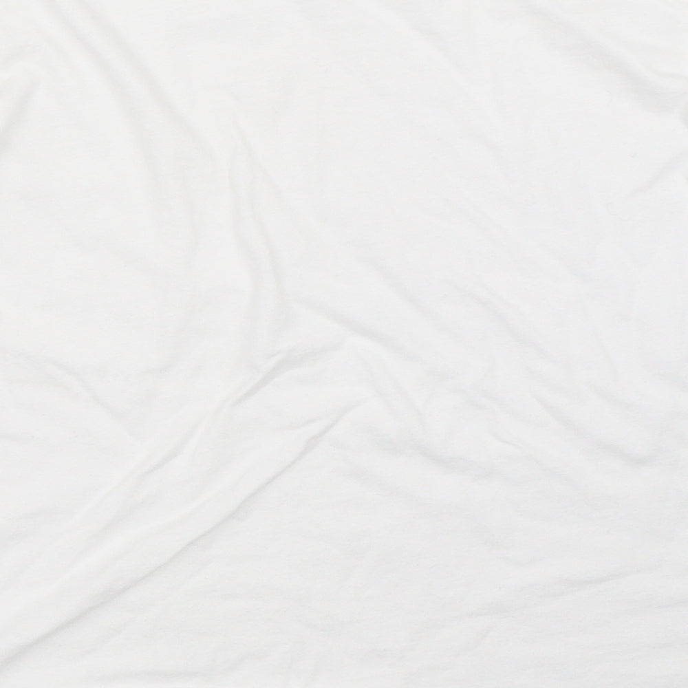 DECATHLON Girls White   Basic T-Shirt Size 11-12 Years