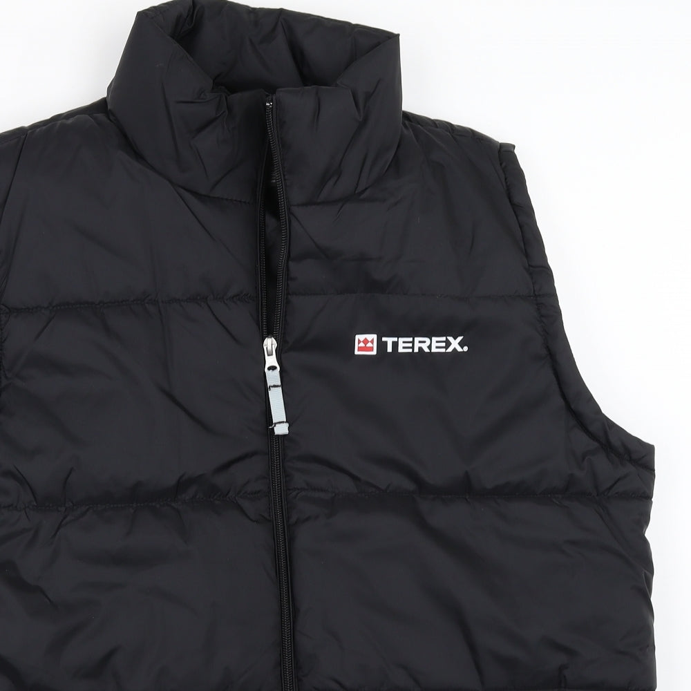 B&C Mens Black   Gilet Coat Size XL