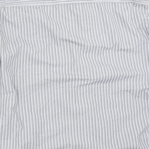 NEXT Mens Blue Striped   Button-Up Size L