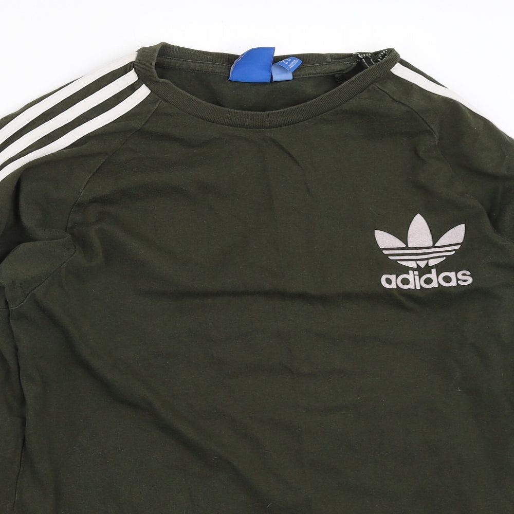 adidas Mens Green    T-Shirt Size M