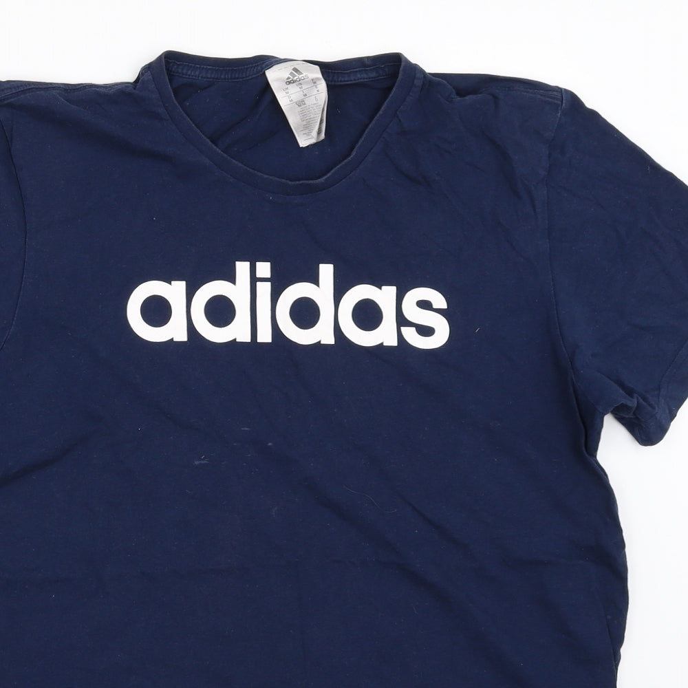 adidas Mens Blue    T-Shirt Size M