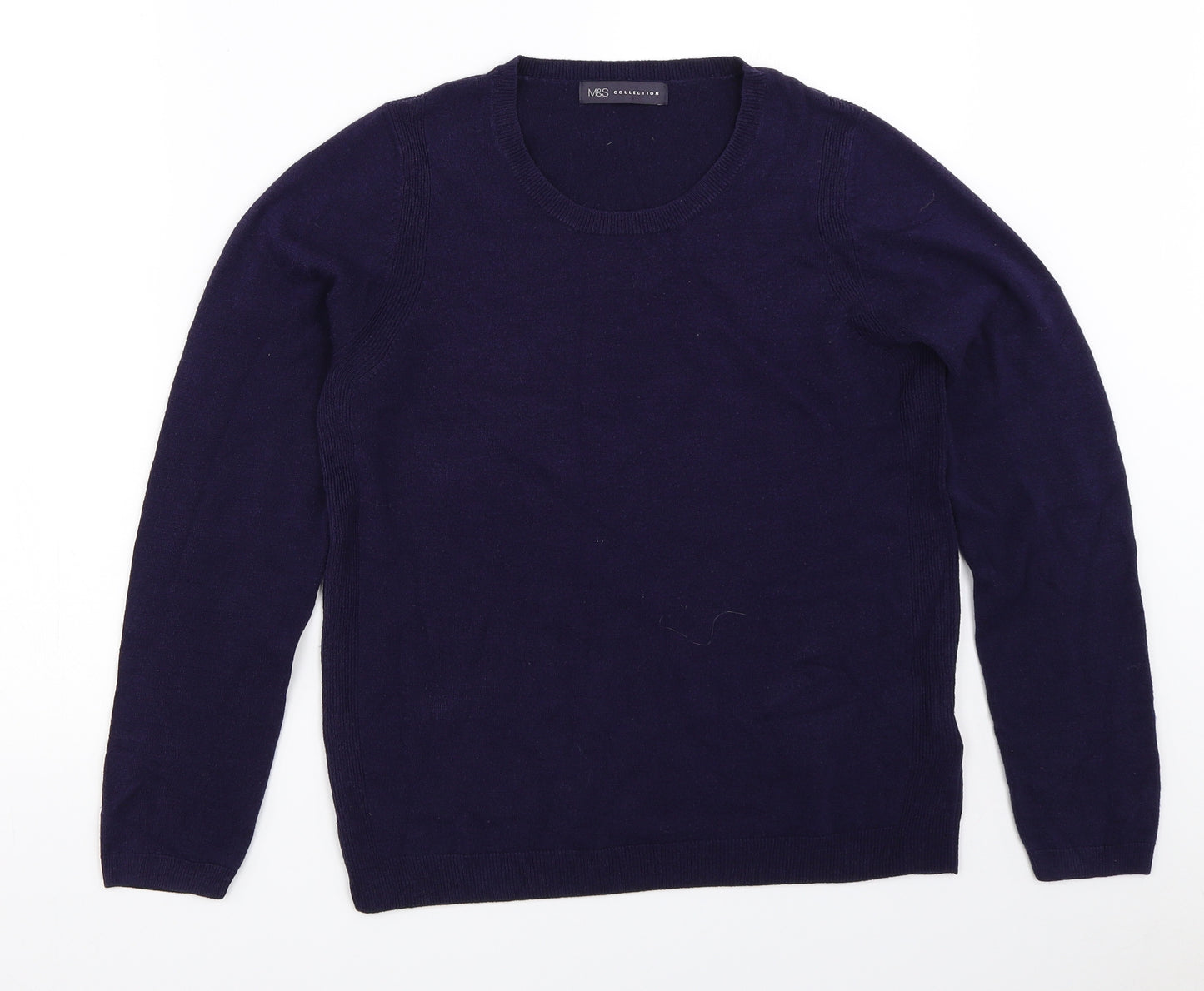 Marks and Spencer Womens Blue   Pullover Jumper Size 12