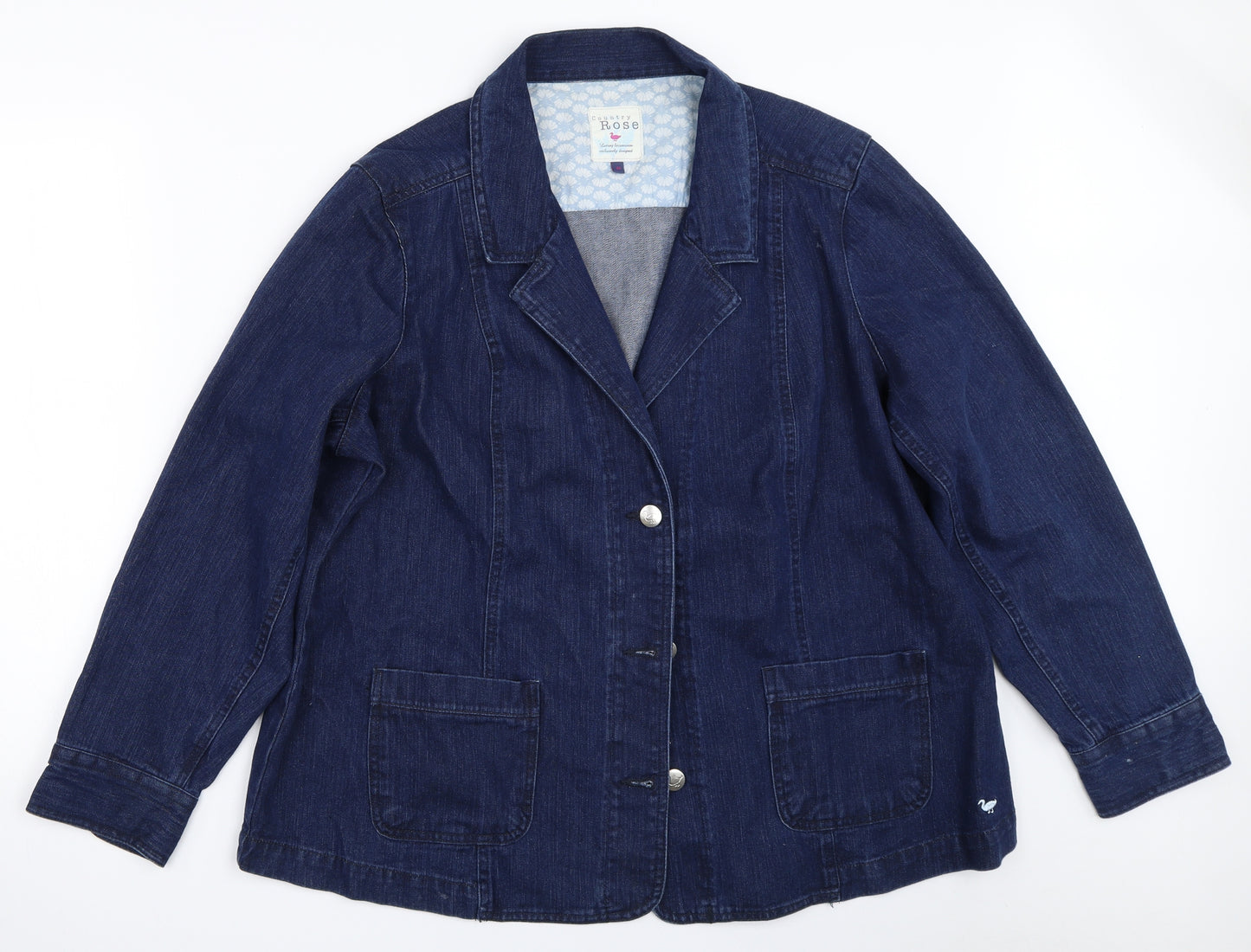EWM Womens Blue  Denim Jacket  Size 22