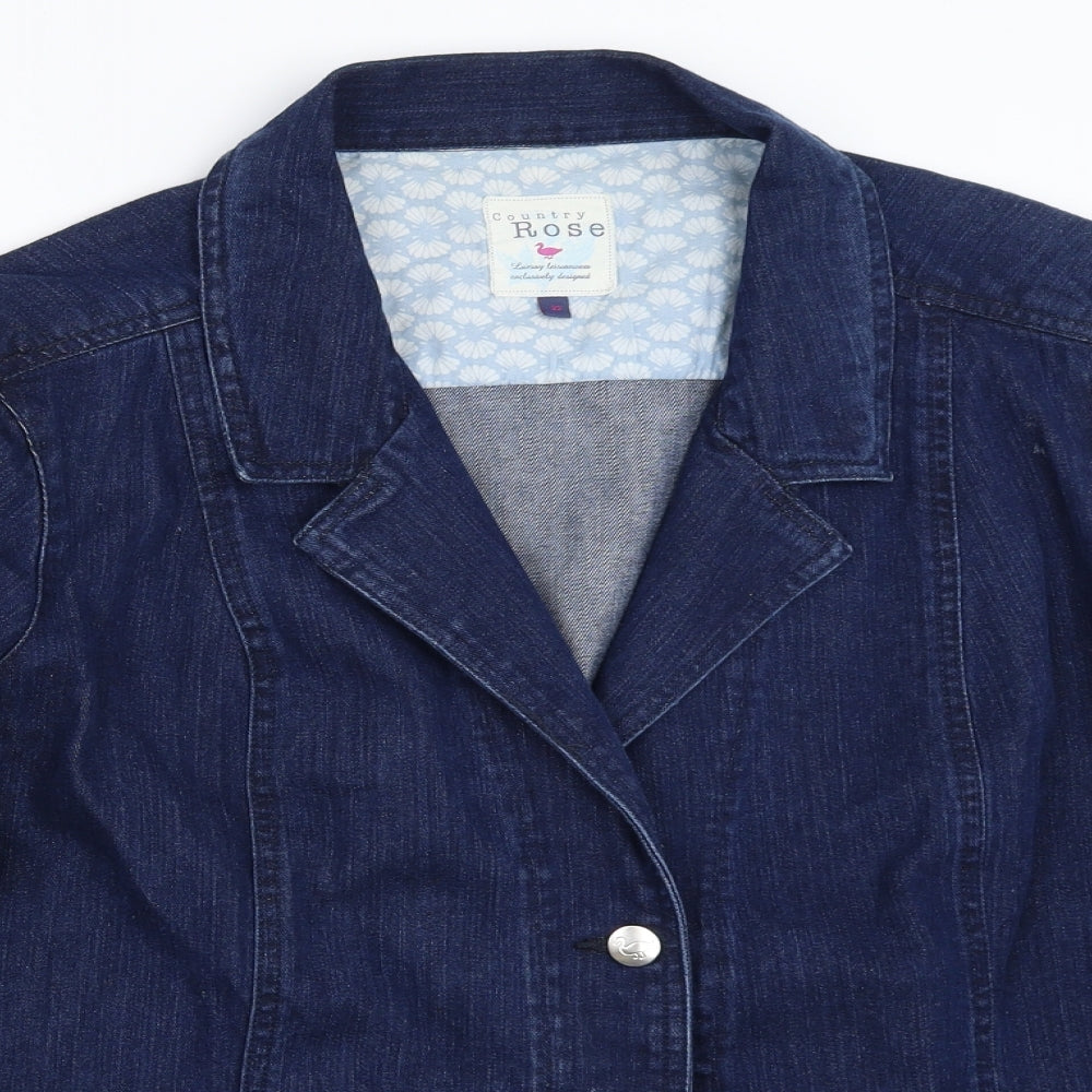 EWM Womens Blue  Denim Jacket  Size 22