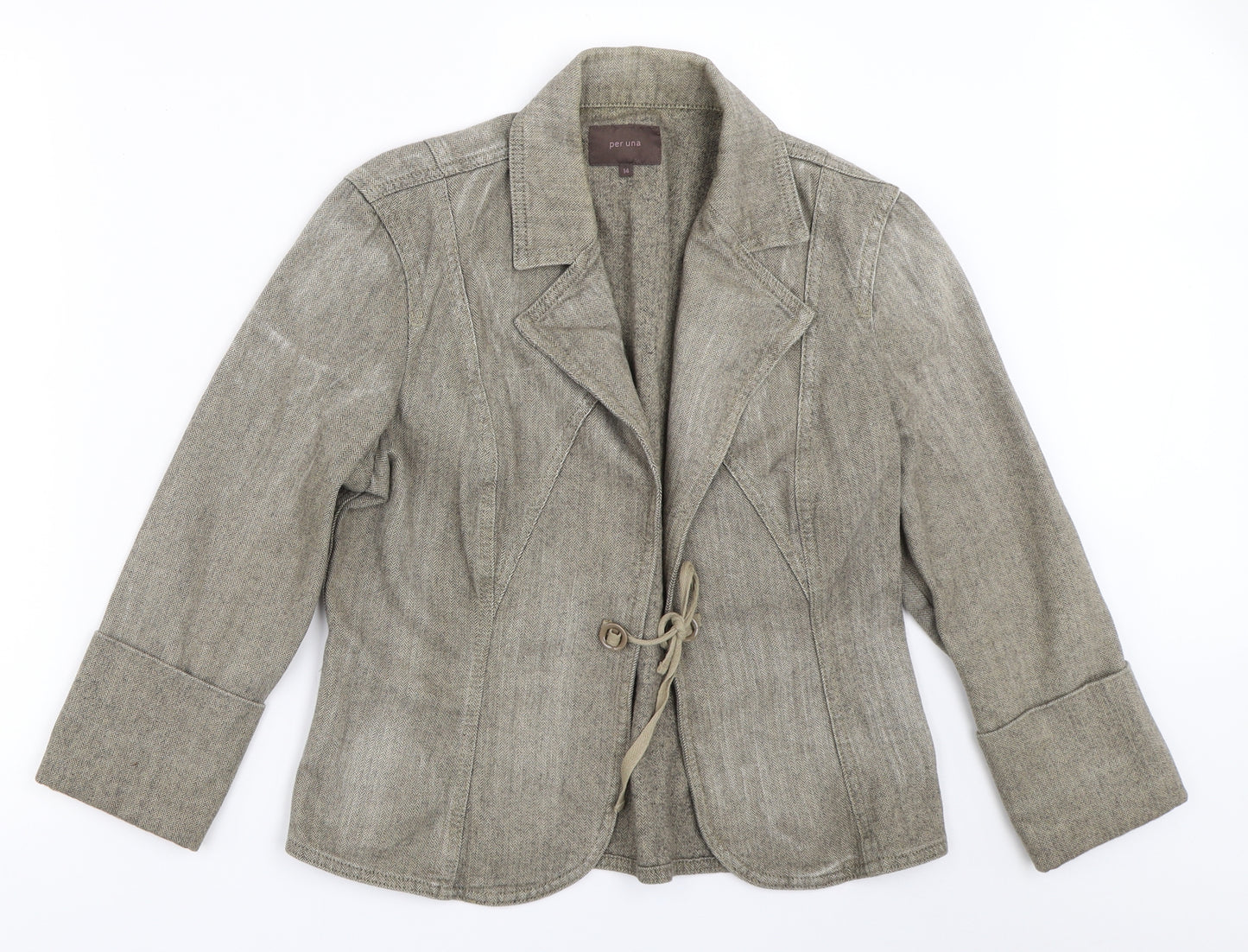 Per Una Womens Beige   Jacket  Size 14