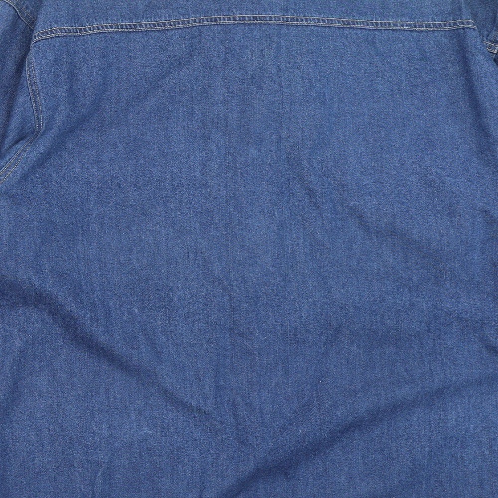The Hardwear Collection Mens Blue  Denim  Button-Up Size L