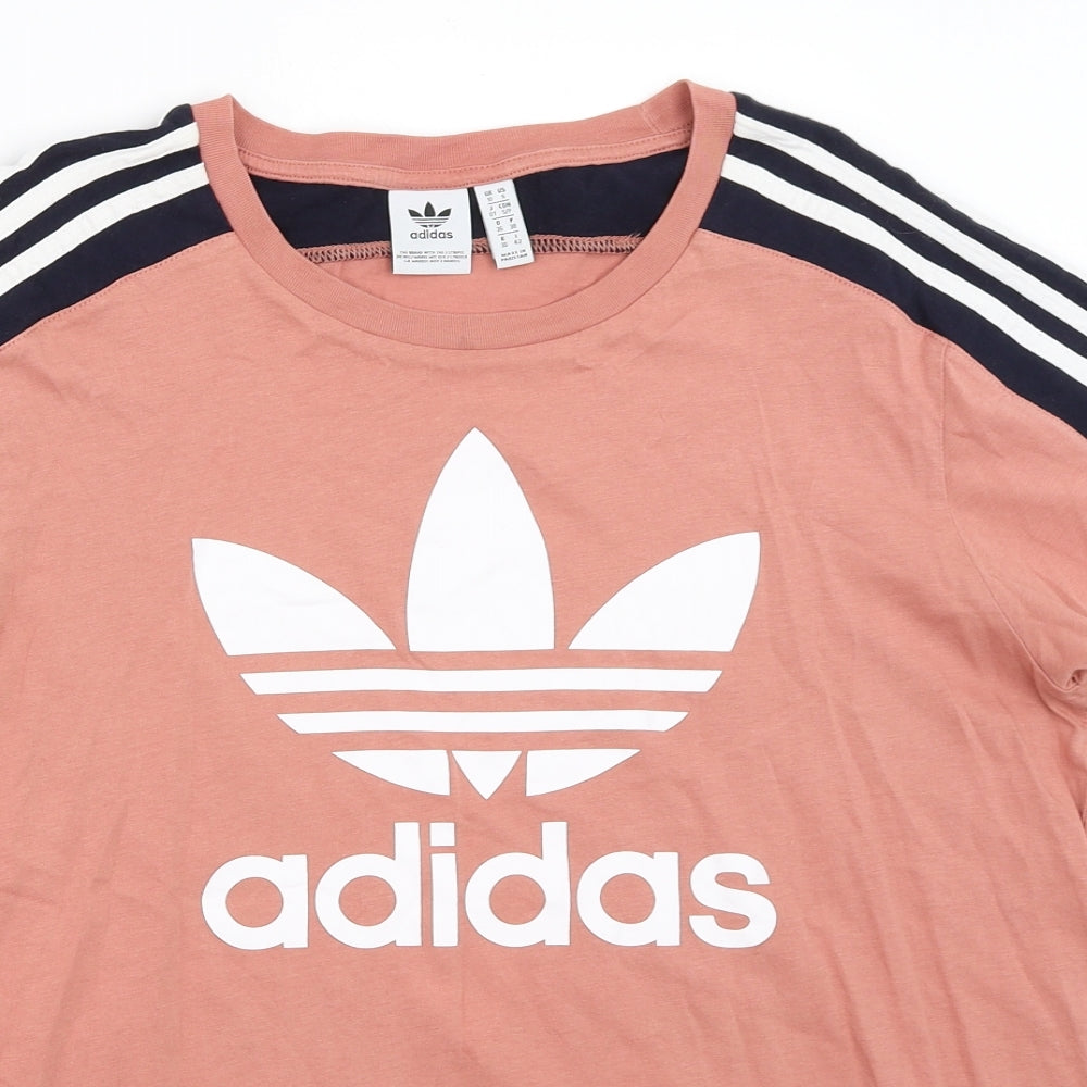 adidas Womens Pink   Basic T-Shirt Size 10