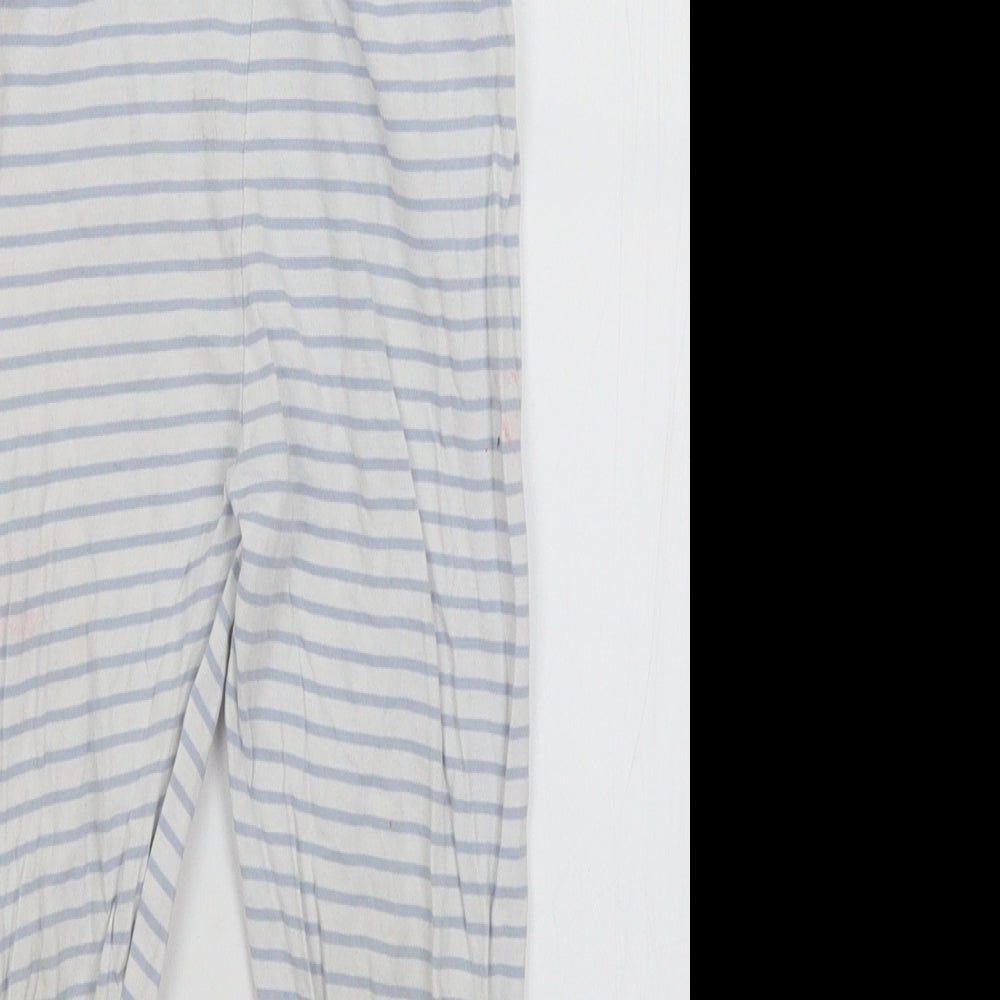 George Boys White Striped  Capri Trousers Size 3-4 Years