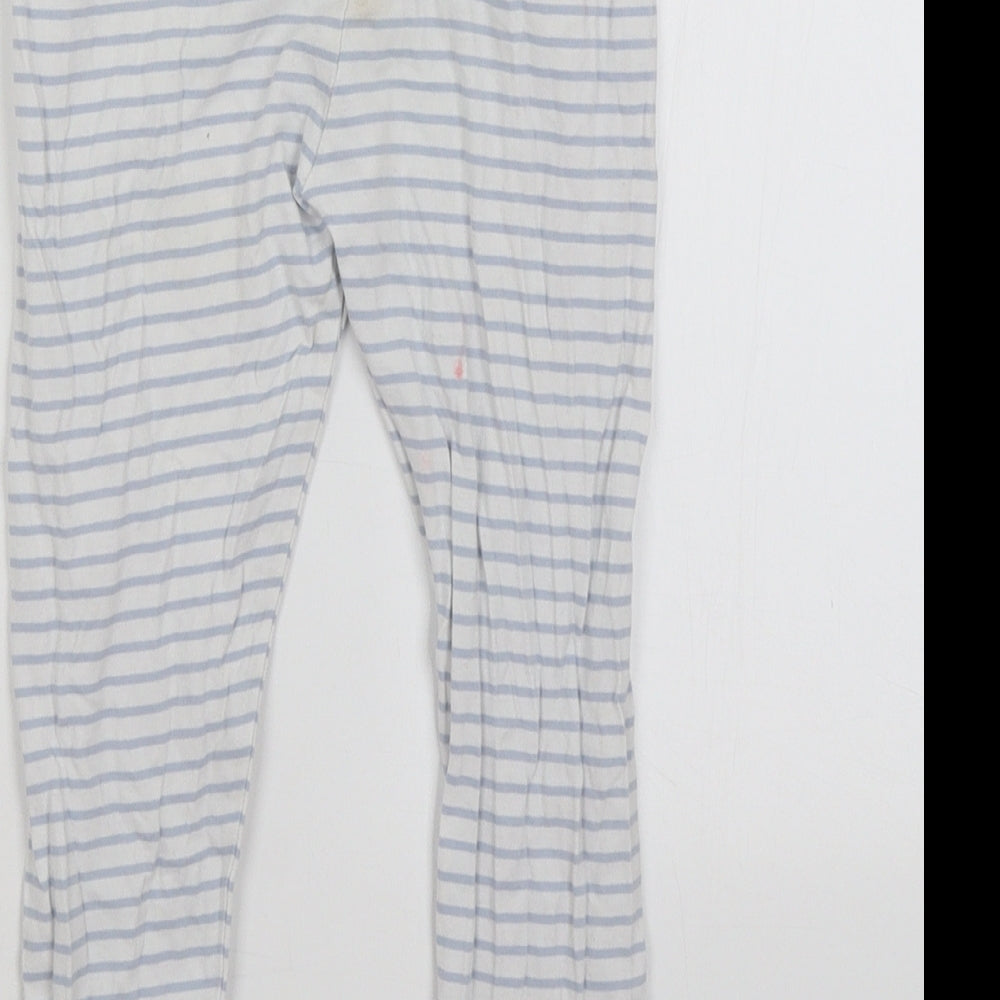 George Boys White Striped  Capri Trousers Size 3-4 Years