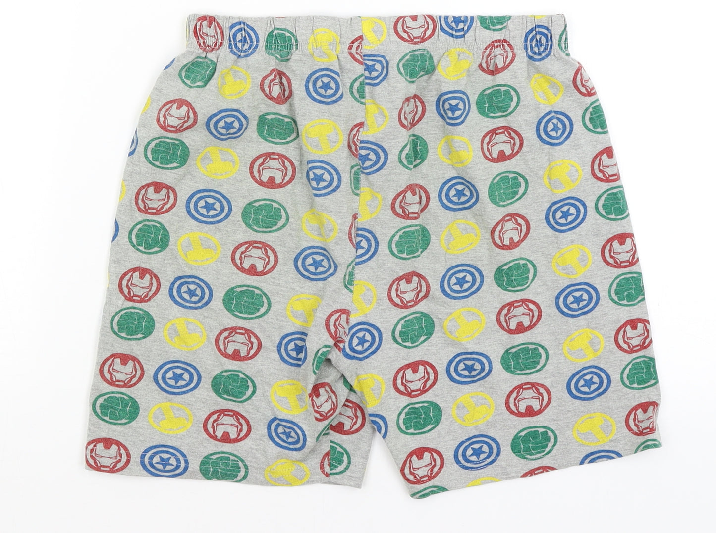 Marvel Boys Grey   Sweat Shorts Size 13 Years - Avengers
