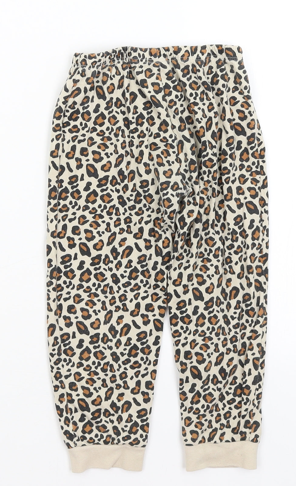 Lupilu Girls Brown Animal Print  Capri Trousers Size 3-4 Years