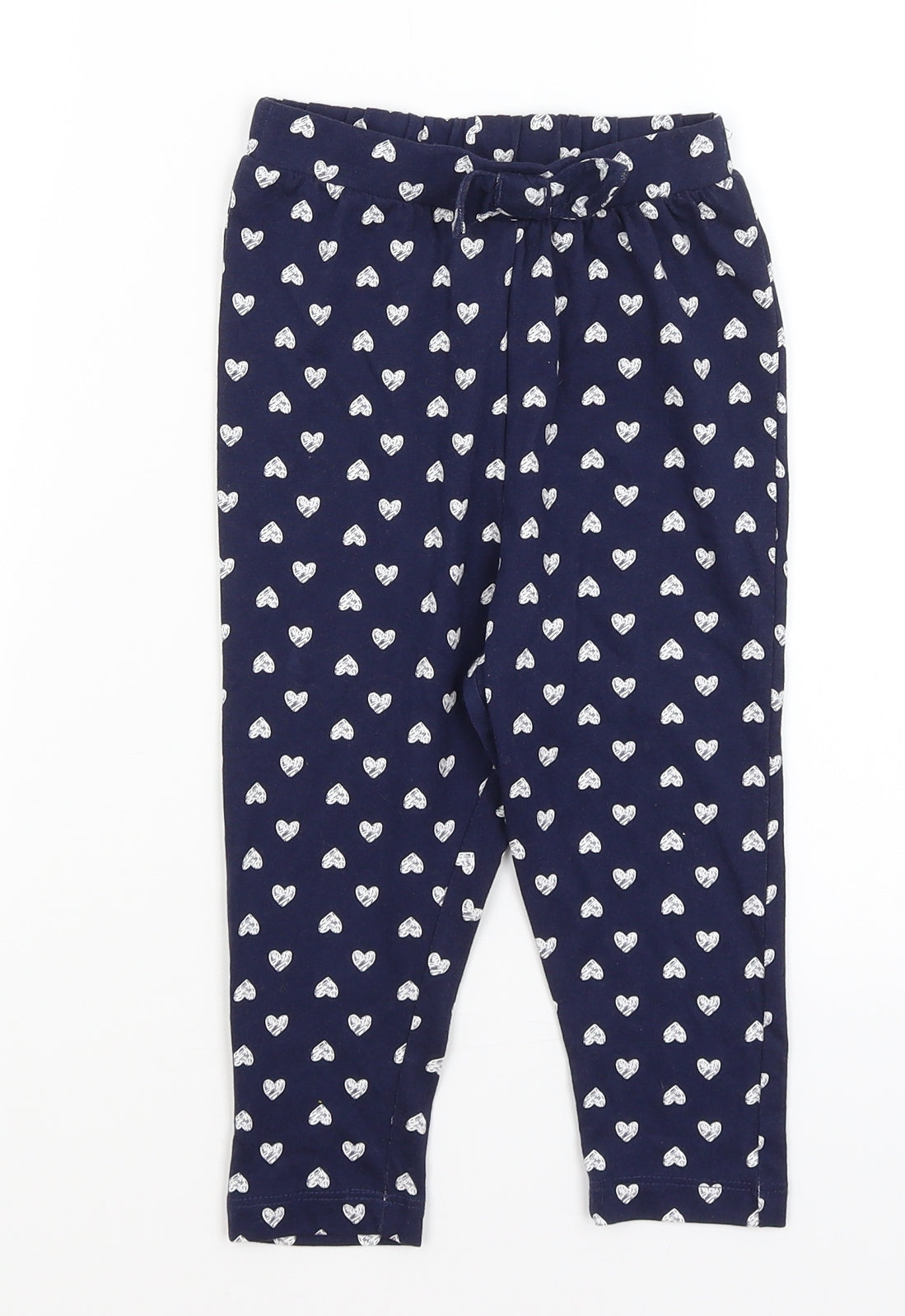 George Baby Blue   Capri Trousers Size 18-24 Months  - Hearts