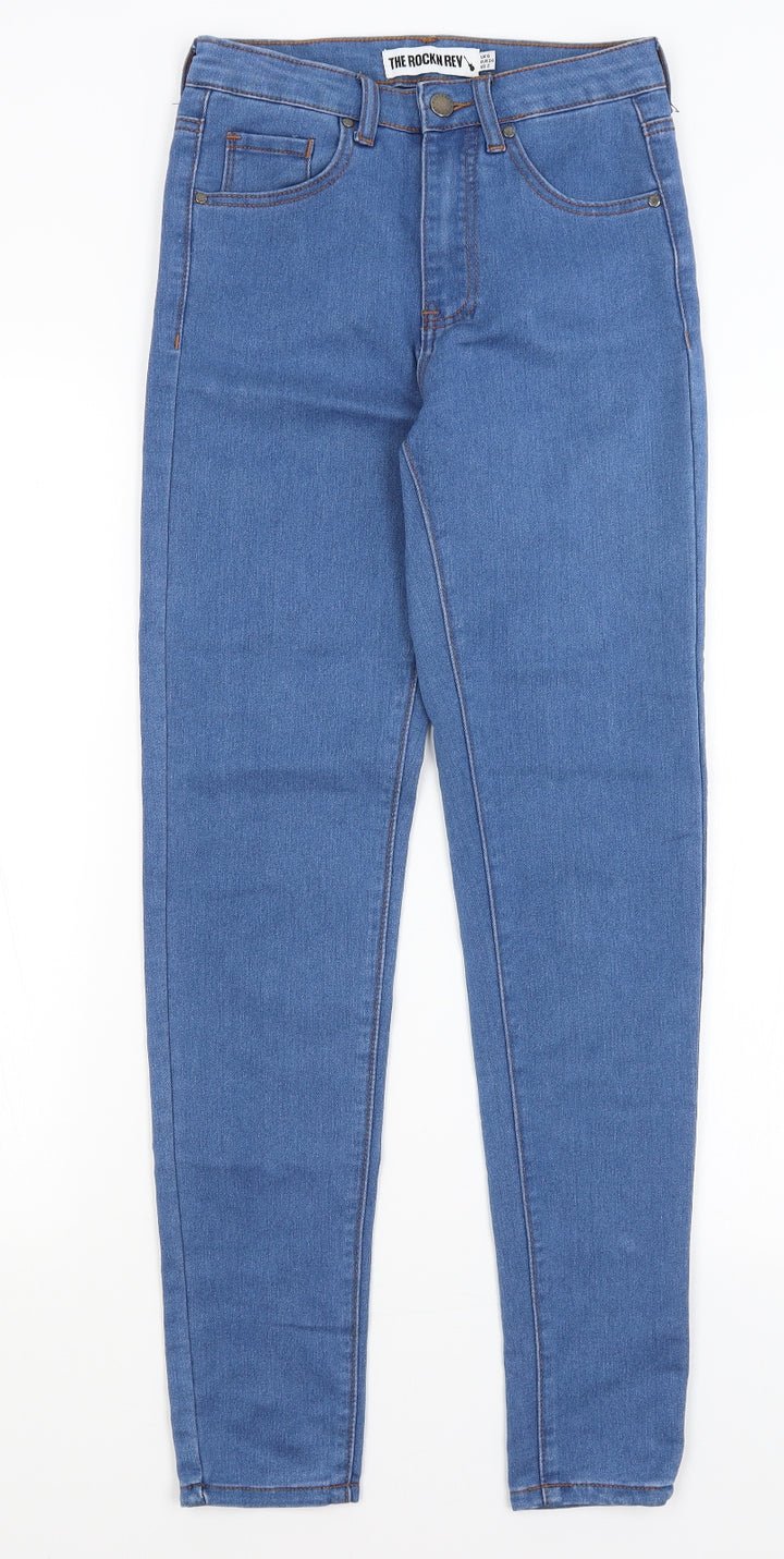The Rockin Rev Womens Blue   Skinny Jeans Size 6 L28.5 in