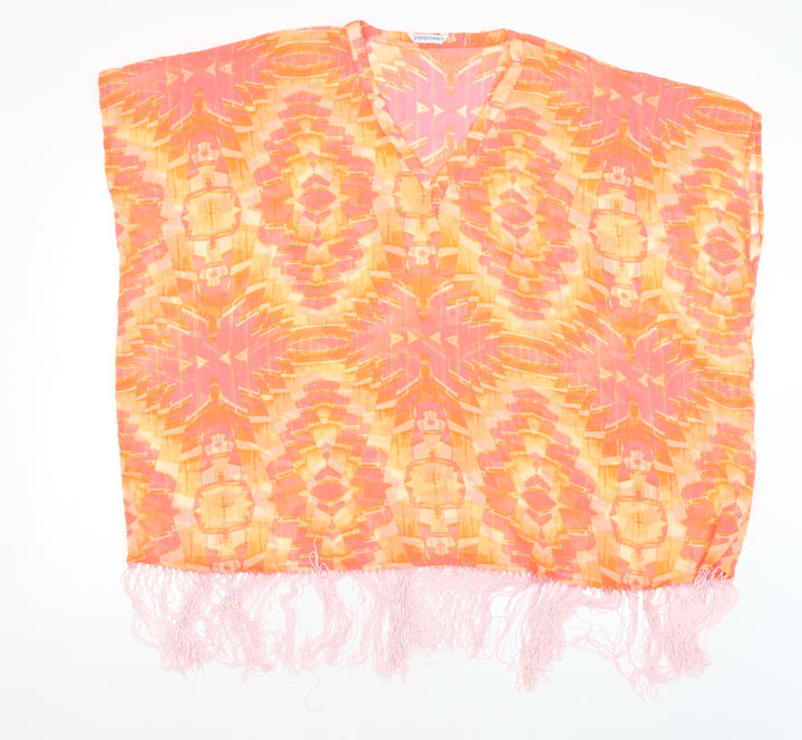 Papaya Womens Orange   Kaftan  Size M