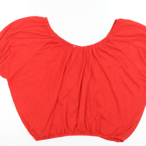 Atmosphere Womens Red   Basic T-Shirt Size 14