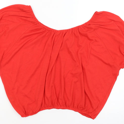 Atmosphere Womens Red   Basic T-Shirt Size 14