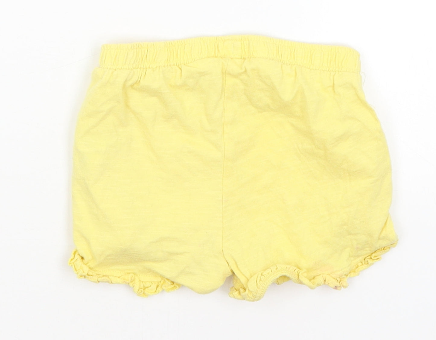 F&F Girls Yellow   Hot Pants Shorts Size 2-3 Years