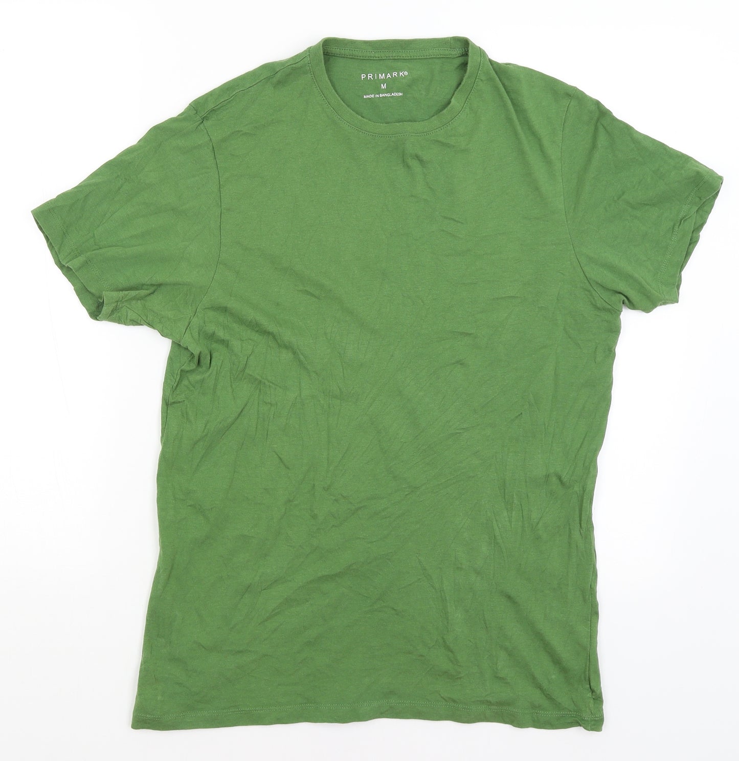 Primark Mens Green    T-Shirt Size M
